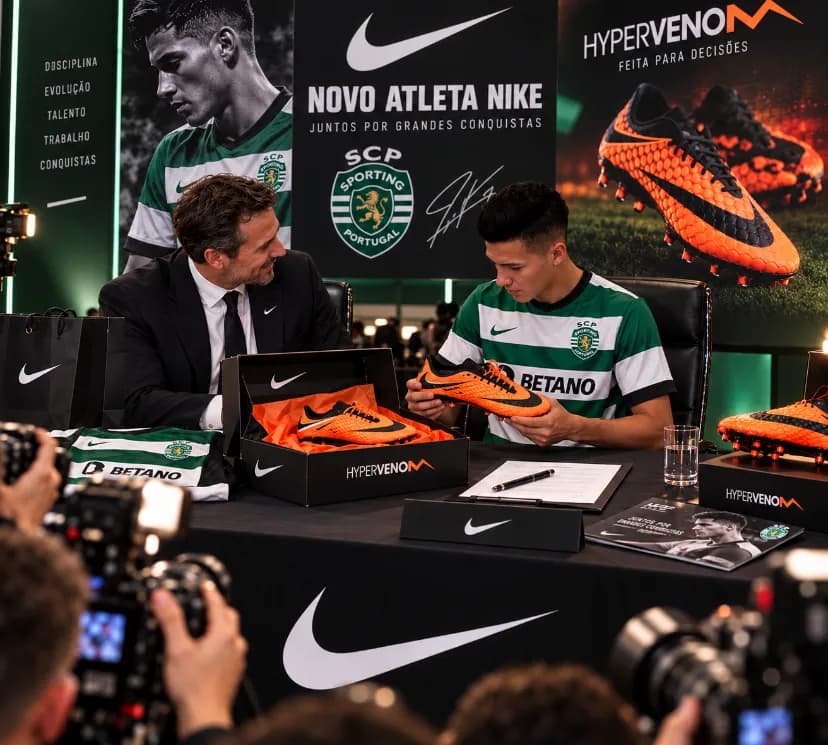 Acabamos de fechar um acordo vitalício com a Nike😝🥇🔥