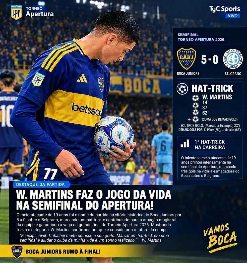 Depois de passar pelo Estudiantes por 2x0 , agora um chocolate 🍫 em cima do belgrano , quem para esse boca ?🔥