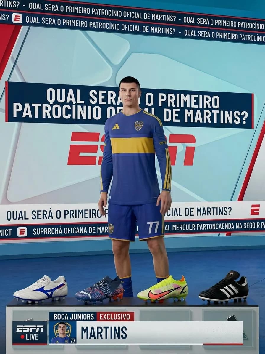 Depois de ser campeão e chuteira de ouro do torneio Apertura , Grandes marcas estão querendo assinar com Martins , qual ele deve assinar ?