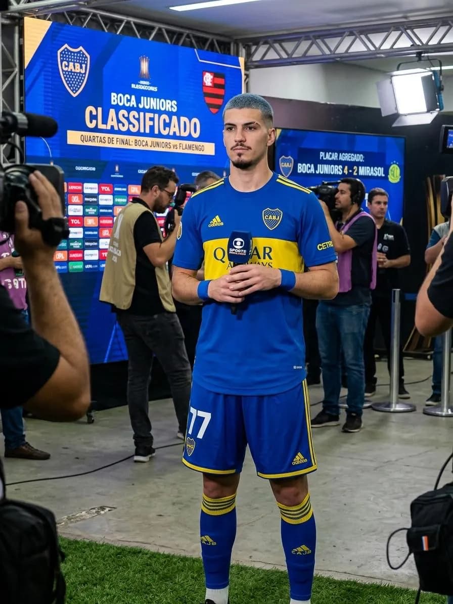 Martins aparece de visual novo depois de classificação do boca em cima do Mirassol na libertadores , próximo adversário o Flamengo pelas …