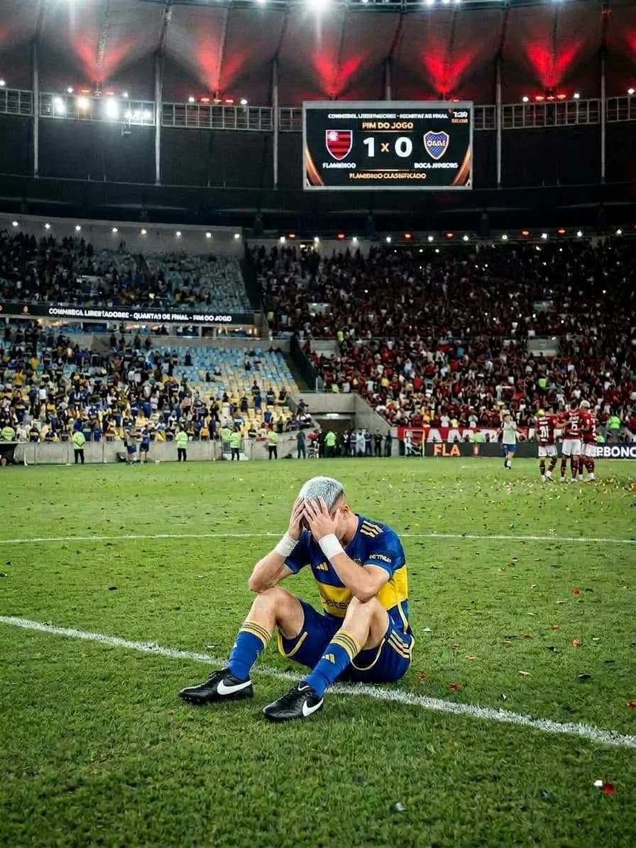 Momento difícil 😞 o pior na minha carreira profissional, mais prometo voltar mais forte , desculpas torcedores do boca 💙💛😭