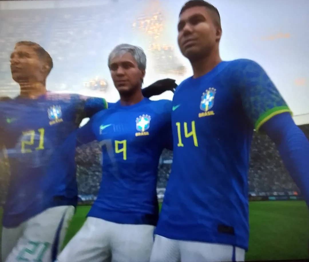 Feliz demais por jogar uma copa do mundo pela seleção brasileira!
