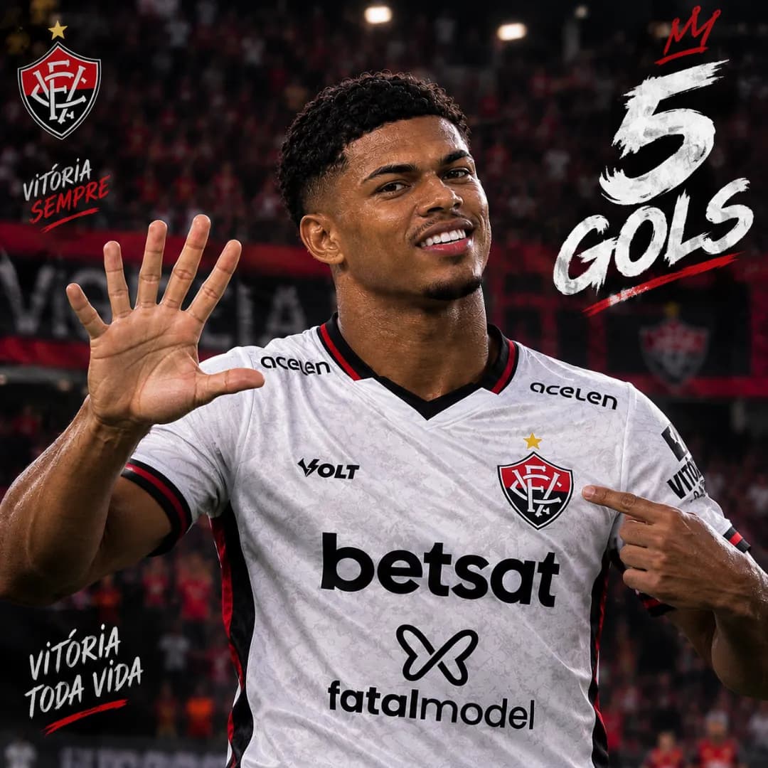 5 gols e mais um título