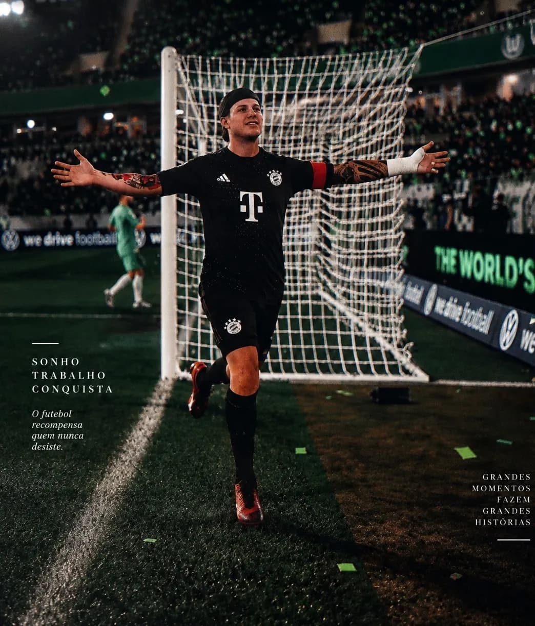 3x1 Contra o Düsdeldorf e 1 gol meu nota 9,6