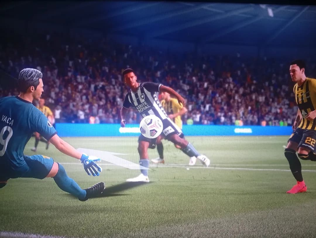 Meu primeiro gol entre muitos no bota fogo e na libertadores, Muito obrigado a todos que acreditaram em mim. VAMOS PARA CIMA COM TODO NES…