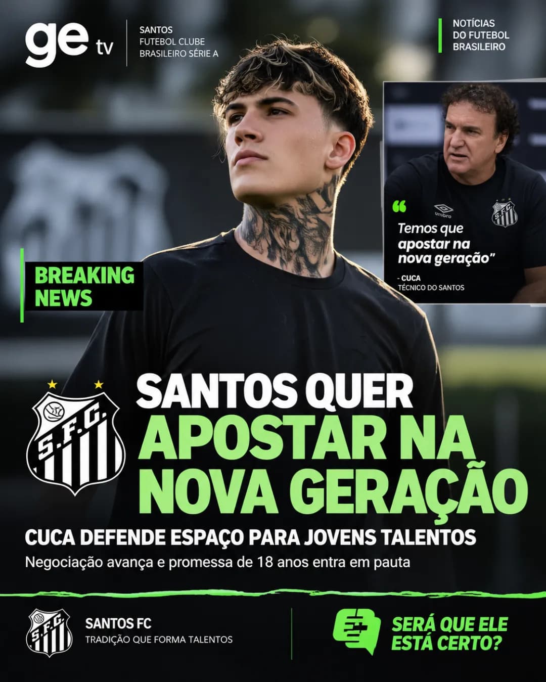 Após Grande Atuação no Sub-17 do Santos 3 Clubes Foram Atrás de Pedro...Ele escolheu o Santos🐳