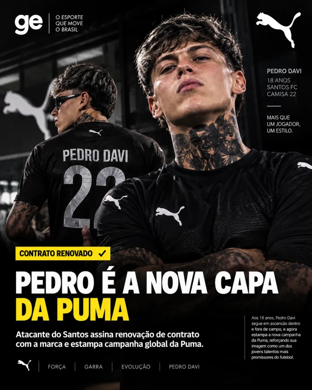 Nova Capa Da Puma É o....Pedro [Santos] Camisa 22