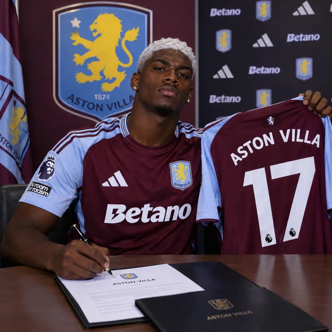 Me chamo vini jr, sou camisa 17 do Aston Villa. Sou de Brasil. Vocês verão muito da minha história daqui pra frente. Aguardem!