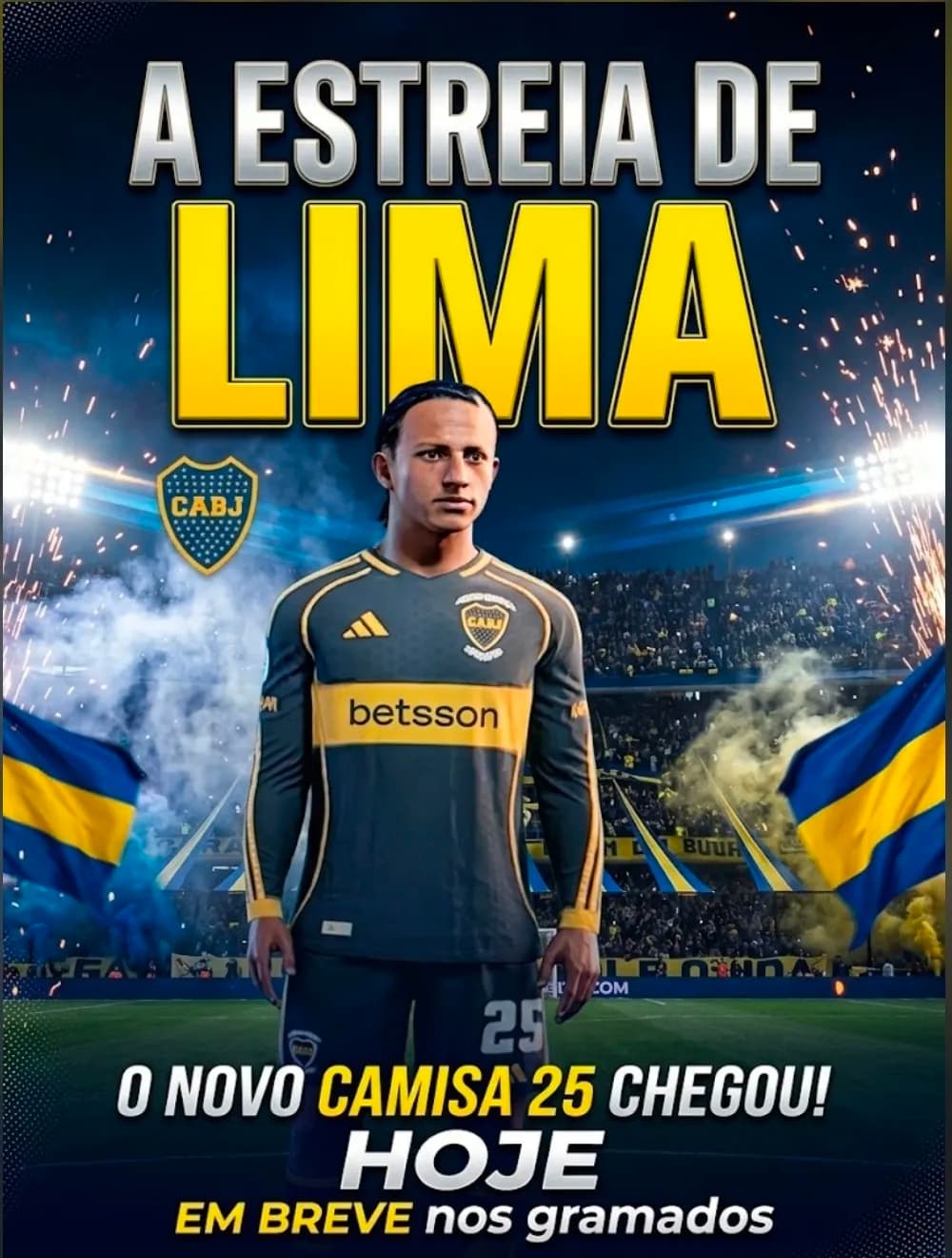 ESTREIA DE LIMA!! 💛💙💛💙💛💙💙💛💛💙