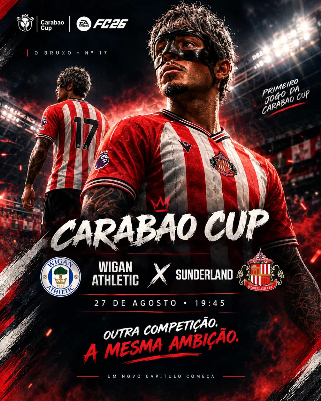Uma nova competição, uma nova oportunidade de mostrar meu futebol e provar que estou pronto para grandes desafios. Não importa o adversár…