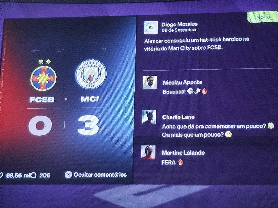 mais um hat-trick na conta de Patrick Jane, mas agora pela Champions League