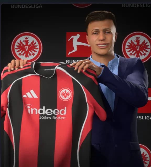 Muito feliz em assinar com Frankfurt!