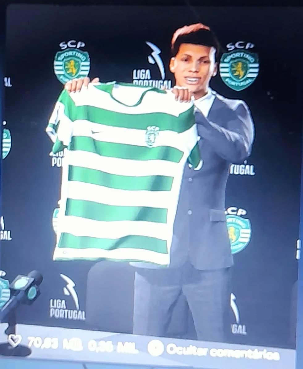 Me chamo Asafe, sou camisa 7 do Sporting CP. Sou de Portugal. Vocês verão muito da minha história daqui pra frente. Aguardem!