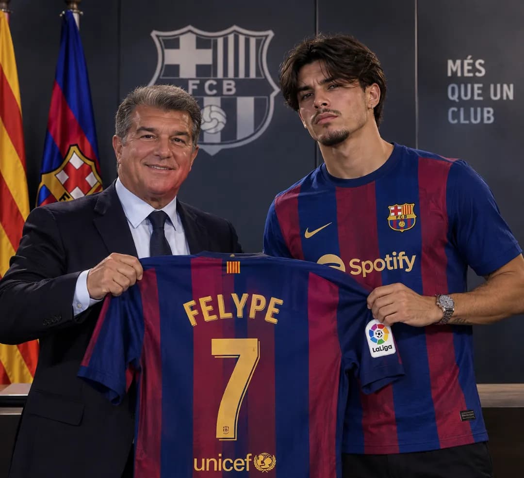Me chamo Felype, sou camisa 7 do Barcelona. Sou de Brasil. Essa carreira eu já tinha começado faz um tempo, mas só fui descobrir esse apl…