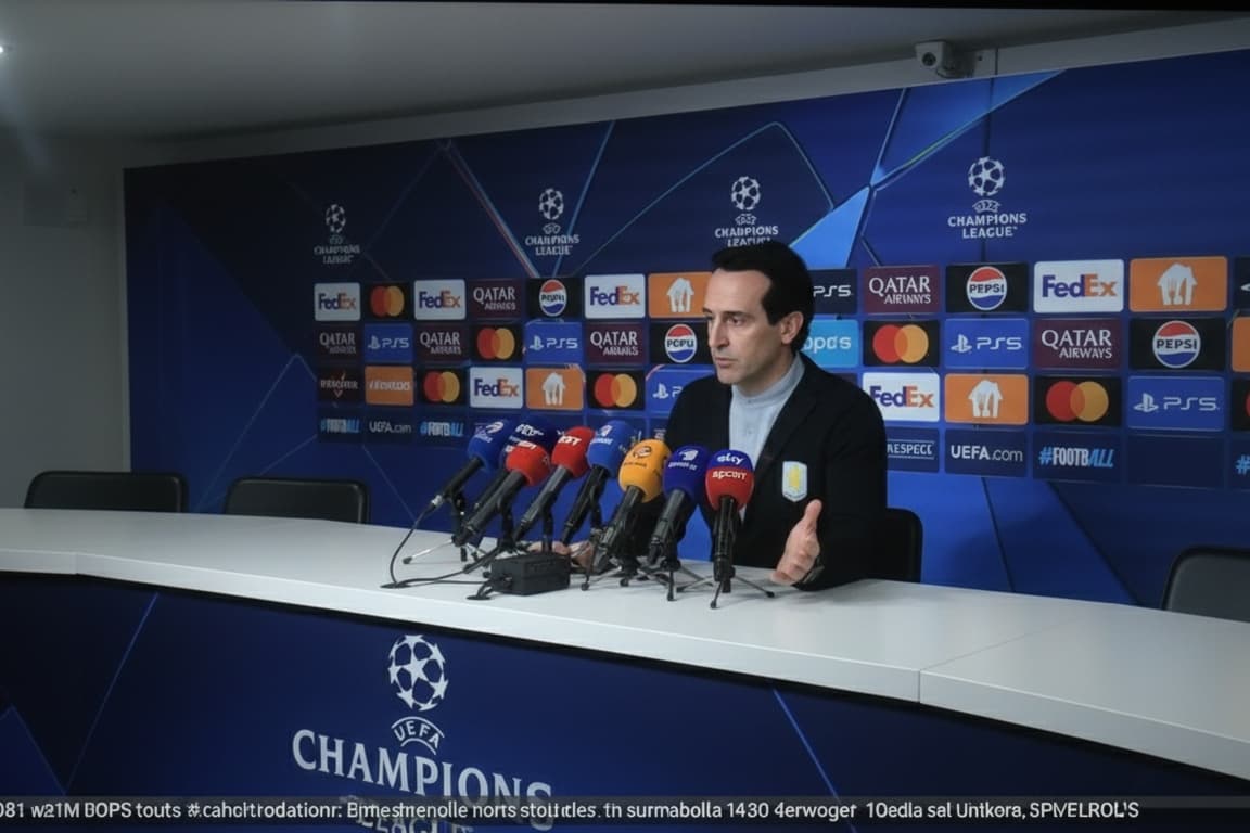 Unai emery aprecia a luta do time na estreia, contra o marselha no velodrome. 1x1