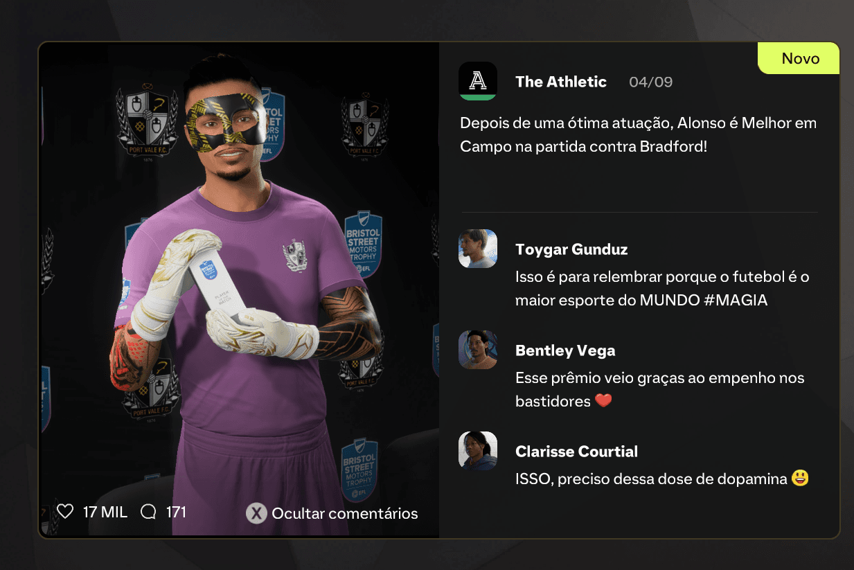Após muita dor, o Goleiro recebeu o prêmio de MVP da partida e comemorou entre alguns suspiros e lágrimas. #L13 #AvantiPortVale