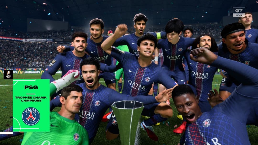 Primeiro Título! Com dois gols de Gabriel Godoi, o PSG vence o Marseille e conquista a Supertaça de França. Primeira final, primeira taça…