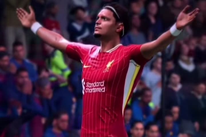 Voando com a camisa do Liverpool 🔴
