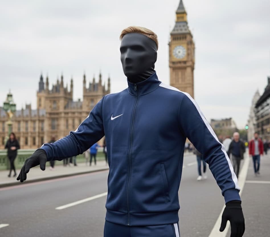 Urgente malta vi esta pessoa com a cara tapada em Londres sabem me dizer se é o Davi
