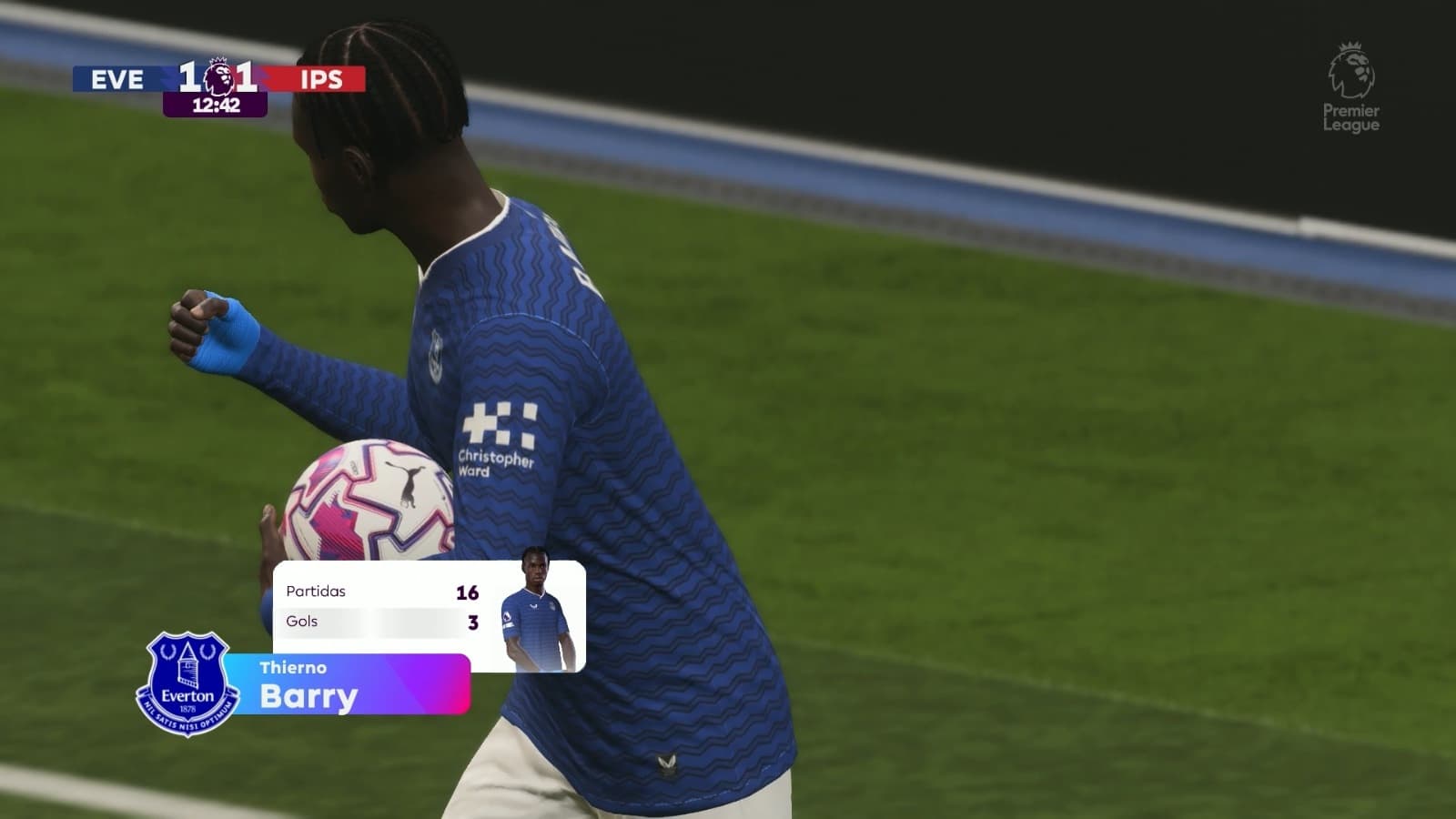GOLLLLLLLLLLLLLLLLLLL THIERNO BARRY QUE GOLAÇO! EMPATA O PLACAR PARA OS DONOS DA CASA!