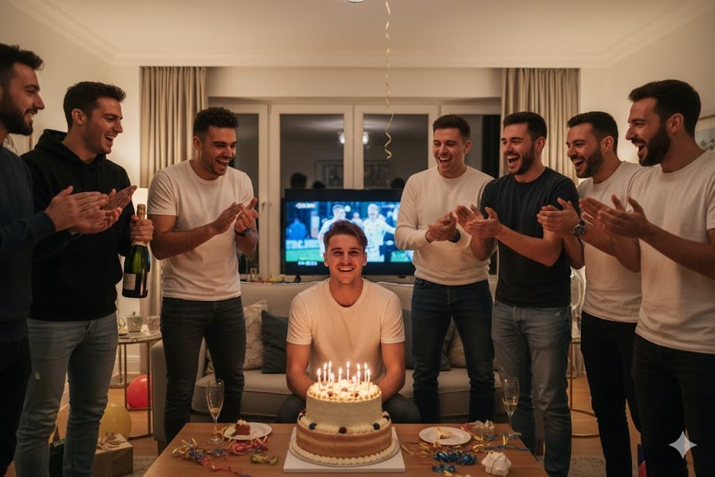 Feliz Aniversário, Paul! Espero que você tenha aproveitado o seu aniversário, amanhã voltamos aos treinos !