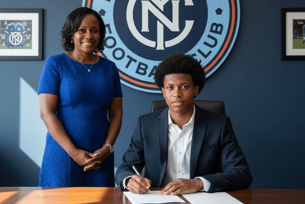 First pro contract signed. The grind never stops, couldn't have done it without you, mom💙