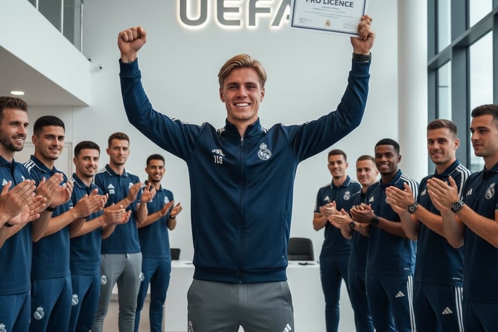 ¡Éxito! Aprobé el examen UEFA. Próximo paso: ¡el campo!🏟