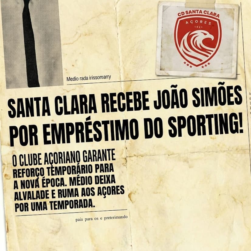 Bem vindo João Simões!!!