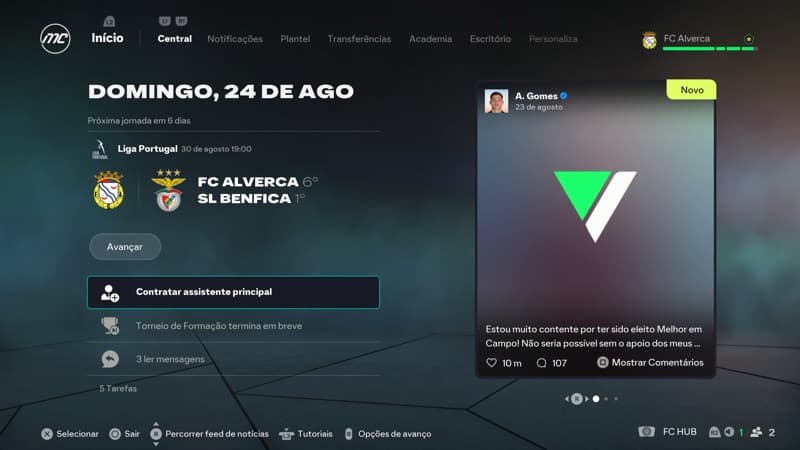 Aproxima-se um jogo muito dificil e importante para o Alverca especialmente depois da perca de pontos