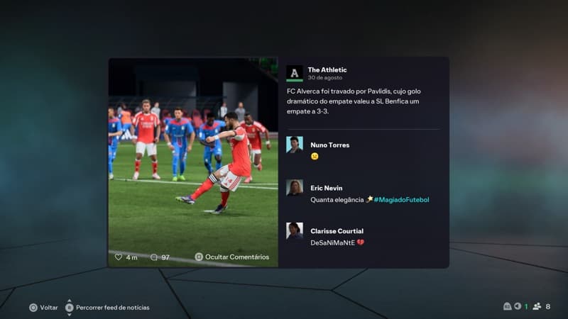 No último minuto Pavlidis segurou pelo menos 1 ponto para o Benfica no confronto com o Alverca