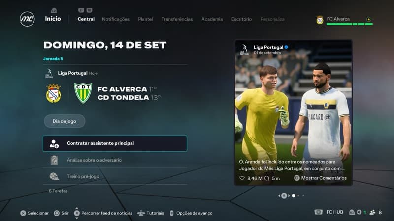 Um jogo que as 2 equipas buscam recuperar confiança e ganhar pontos
