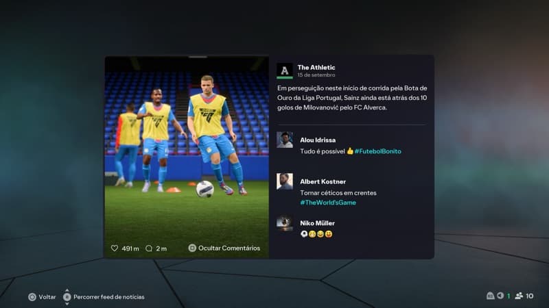 Marezi está em grande forma