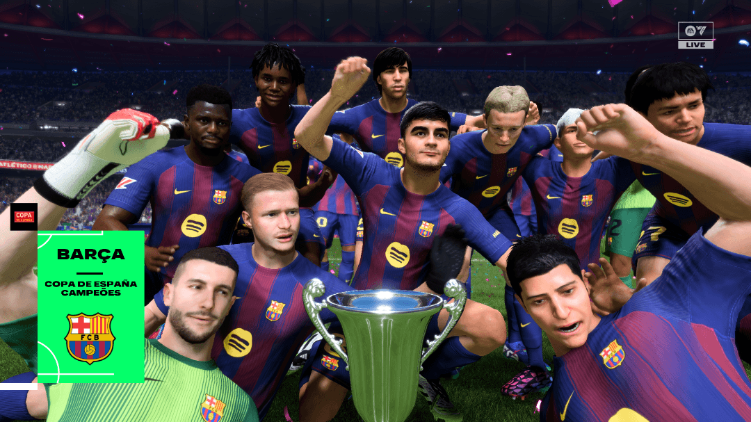 Segundo título da temporada. A taça da Copa da Espanha ta no armário!! #vamosbarca