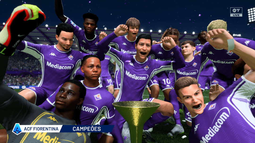 CAMPEÕES DA SÉRIE A!!!! Fiorentina pinta a Itália de roxo numa campanha excepcional, conquistando o título com 4 rodadas de antecedência.
