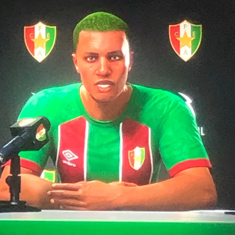 “Dos oito jogos que tive, somente em dois fui titular e mesmo assim sigo com boas notas, no último jogo fui o mvp (10)” 8 P 3 G 3 A média…