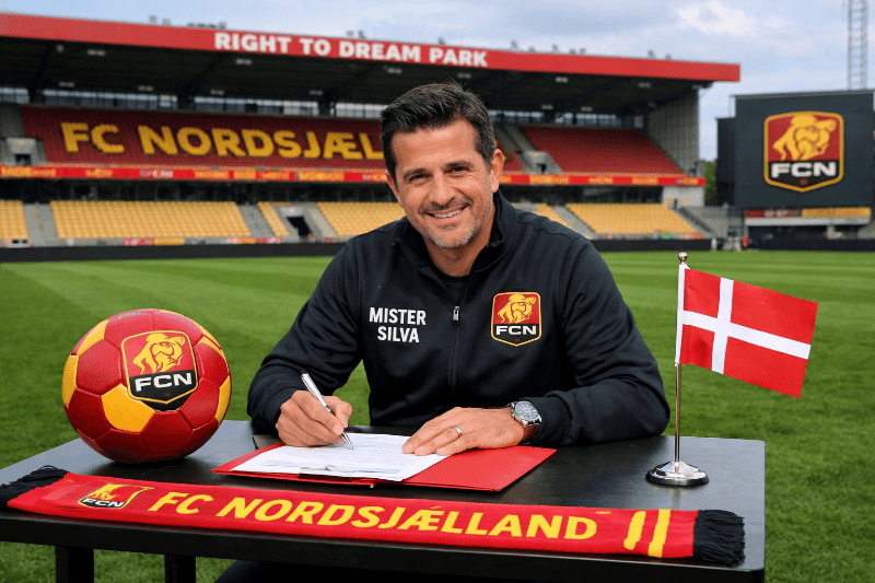 Temos o Prazer de anunciar o Novo Treinador do NORDSJAELLAND FC Mister Silva 🎉🎊