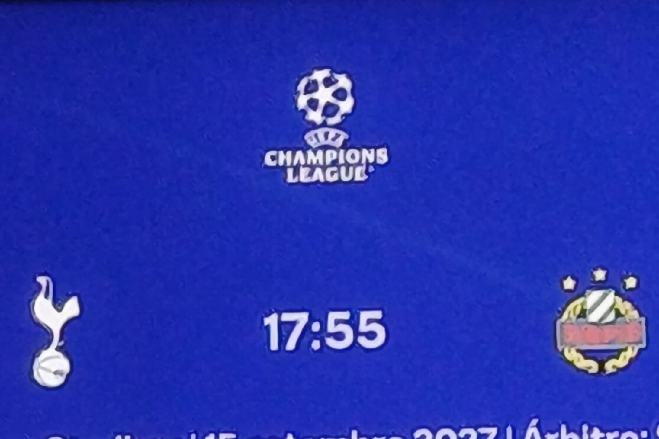 Meu primeiro jogo na champions league, mesmo sendo contra uma equipa n tao forte, eu estou nervoso