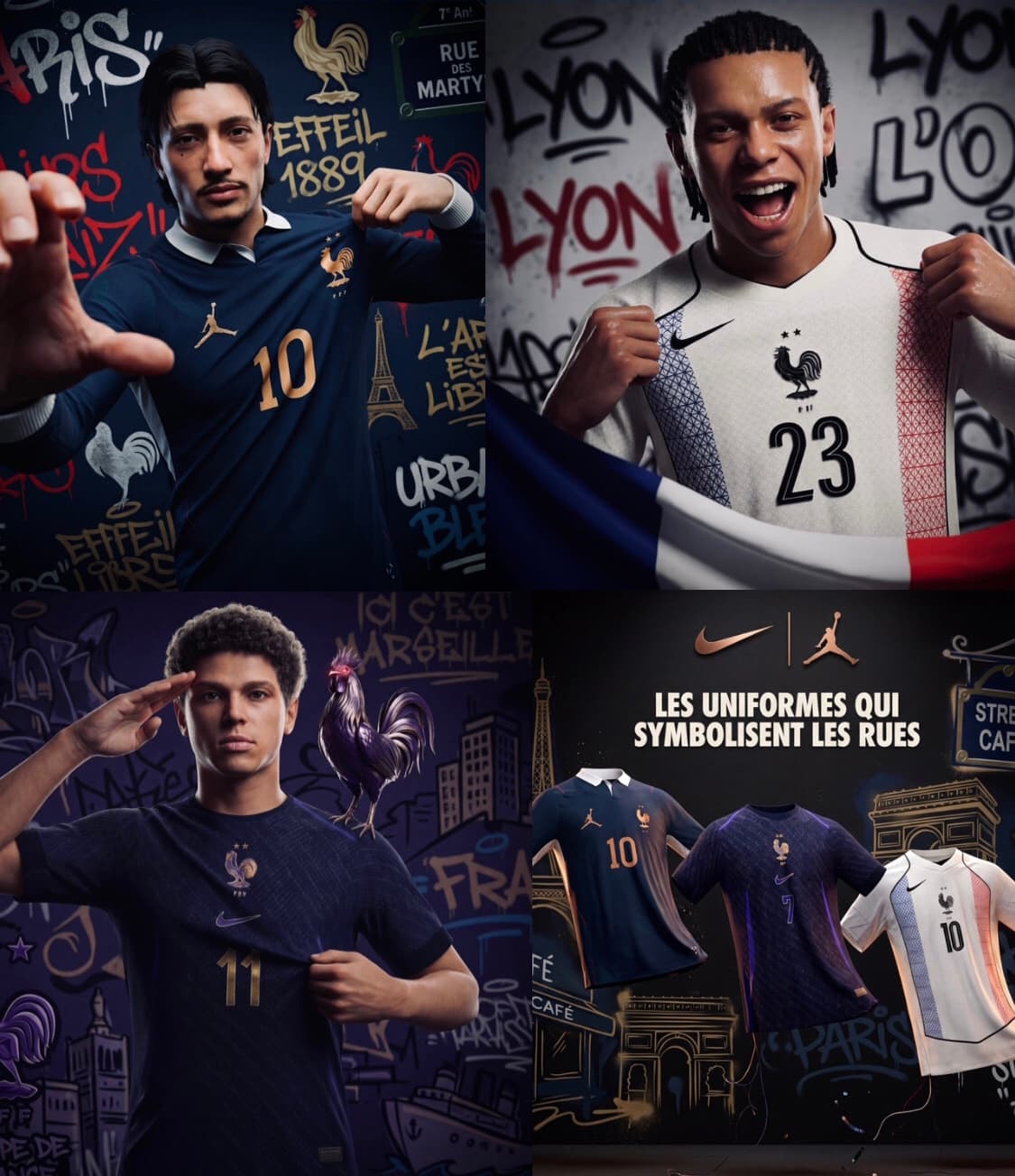 La rue nous a vus grandir. Le monde nous verra briller. ✨ Nouveaux maillots, même âme. Direction la Coupe du Monde U23. 🇫🇷🔥 #HéritageD…