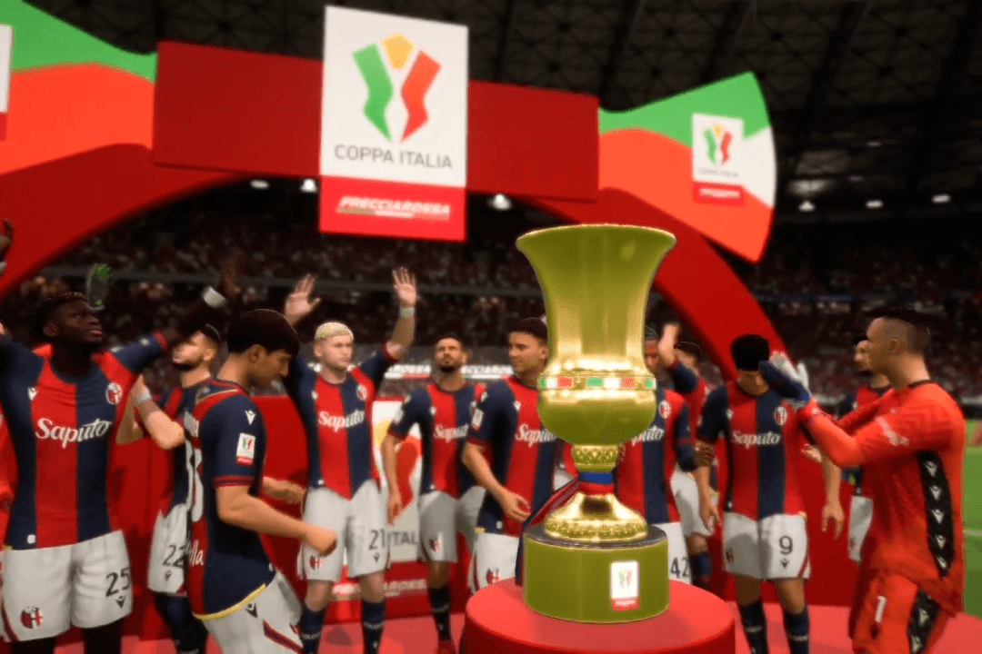 Muito feliz em ganhar um título tão importante com a equipe que me formou pro profissional,vamos Bologna FC 🇮🇹💙❤️