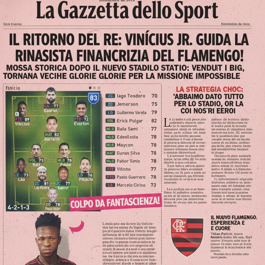 ⚽ Notícia Explosiva! O Retorno do Rei: Vinícius Jr. Lidera a Reconstrução Financeira do Flamengo! 🔴⚫️ Movimentação Histórica no Ninho do…