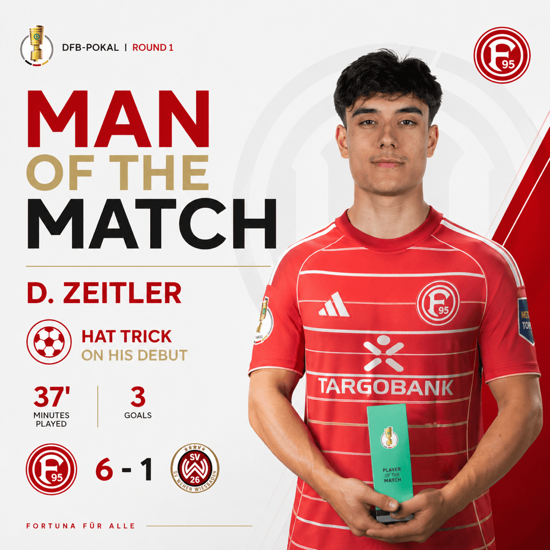 Man of the Match! 🔥 Zeitler brilha na estreia com hat-trick e decide a vitória por 6x1. Foram 3 gols em apenas 37 minutos, mostrando opo…
