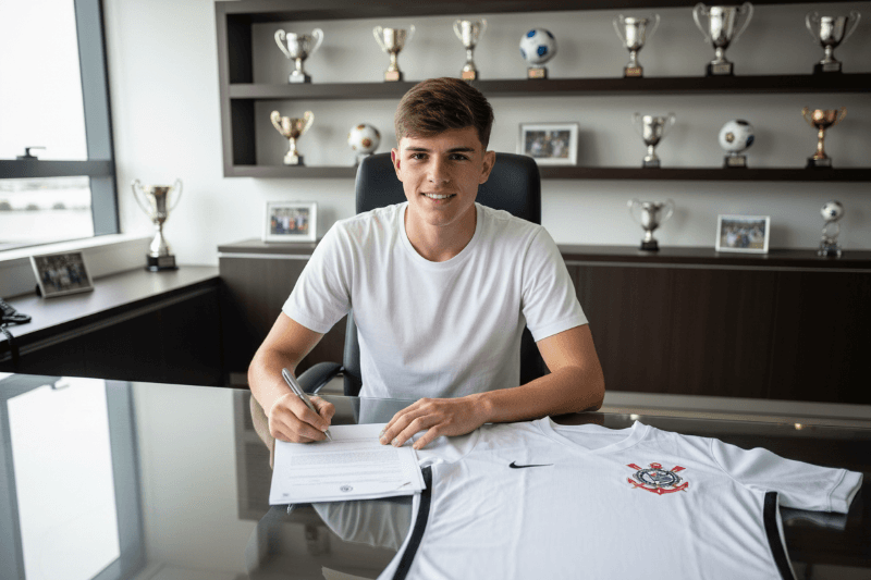 RENOVEI MEU CONTRATO COM O CORINTHIANS! #VaiCorinthians