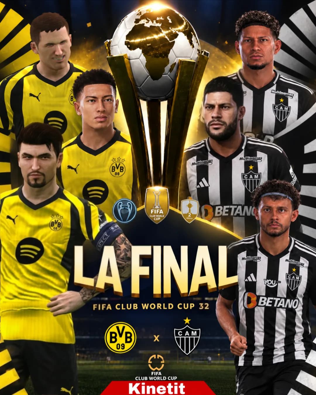 FINAL DEFINIDA: DORTMUND X ATLÉTICO-MG PELO TÍTULO! 🏆🌎 Está tudo pronto para a final! Borussia Dortmund e Atlético Mineiro vão decidir …