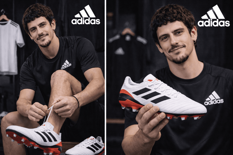 Conforto. Tecnologia. Performance. Pronto para o próximo desafio. Adidas. 🖤⚽ #ImpossibleIsNothing