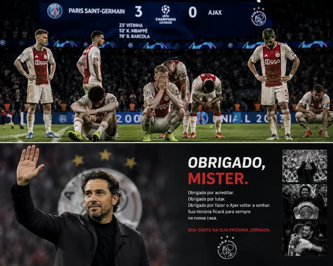 Obrigado Ajax Infelizmente o final não dos perfeitos mas agradeço a cada jogador e vitória do time obrigado por tudo te amo Ajax🇳🇱🇳🇱