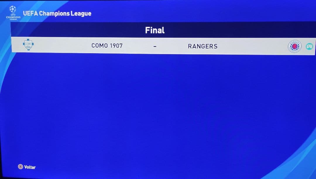 MATCHDAY - FINAL DA UEFA CHAMPIONS LEAGUE 2031/2032 🏆 UEFA Champions League ⚽ Como 1907 x Rangers FC ⏰ 🇮🇹 17:00 // 🏴 16:0…