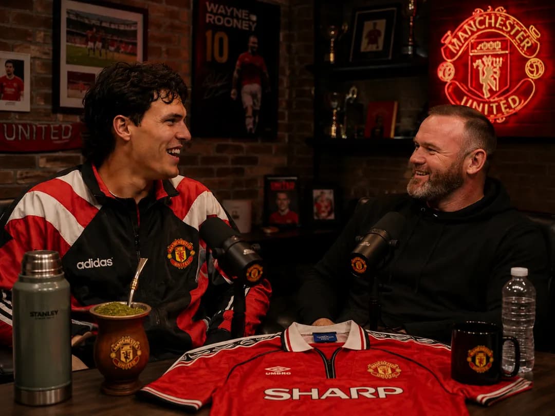 Hoje tive o prazer de realizarmos um sonho, conhecer meu grande ídolo Wayne Rooney e falar sobre minha história e objetivos no futebol, u…