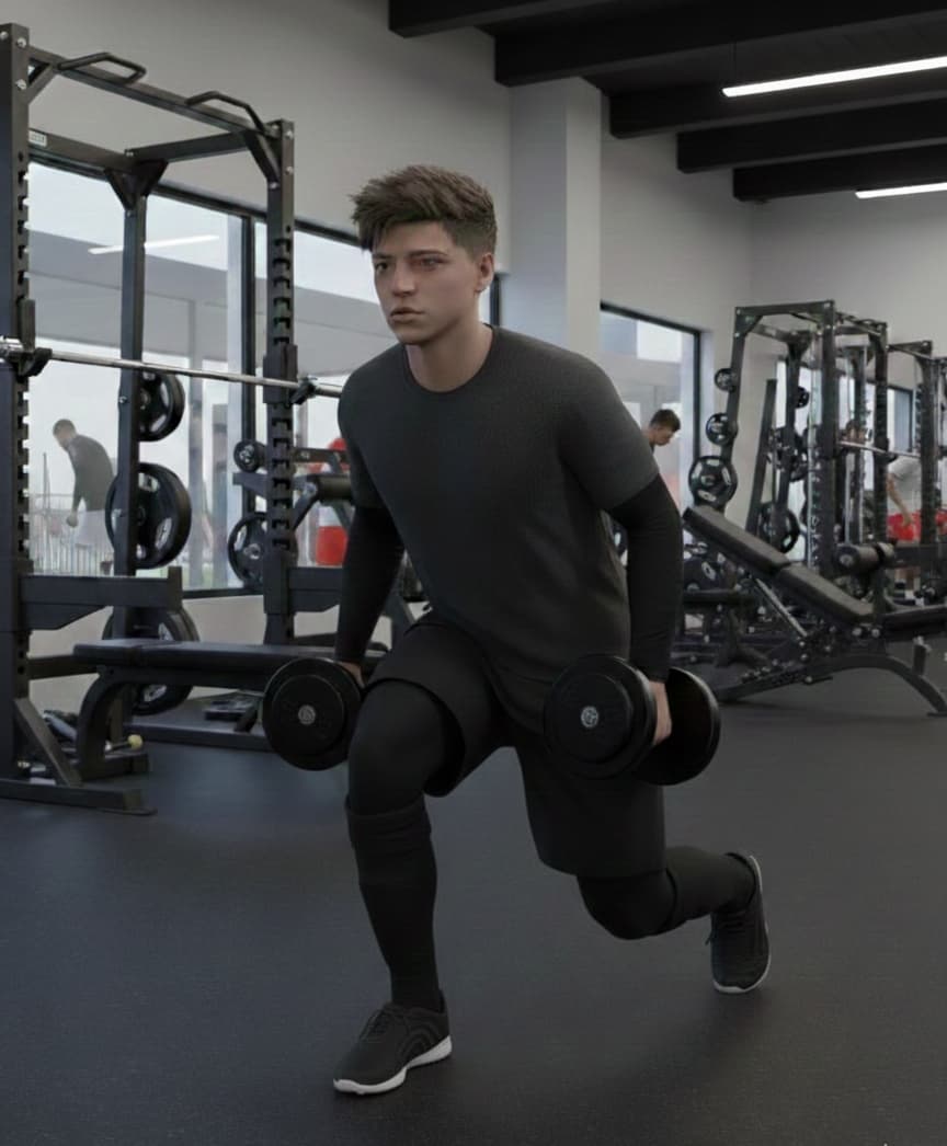 Aquele treino básico na academia pra não deixar o corpo mole.
