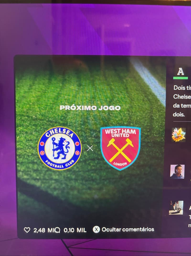 Dia de jogo! Classico na capital! Vamos West Ham