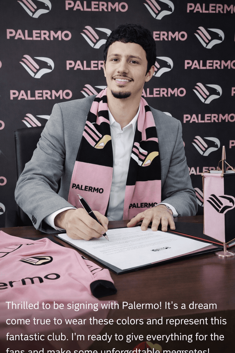 Estou muito animado vamos Palermo